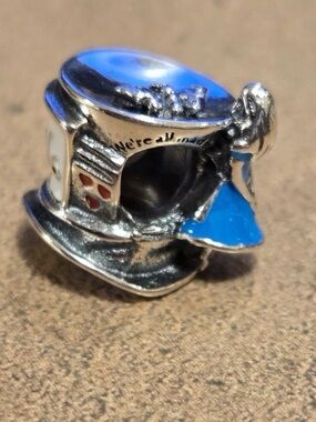 Pandora Disney Alice in Wonderland Mad Hatter Tea Party Charm 799348C01 Retired